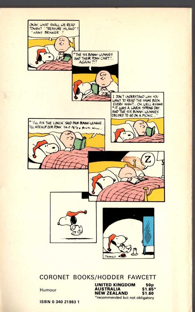 Charles M. Schulz  YOU'VE GOT TO BE YOU, SNOOPY magnified rear book cover image