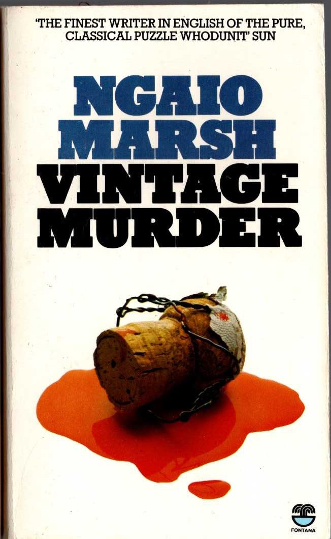 Ngaio Marsh  VINTAGE MURDER front book cover image