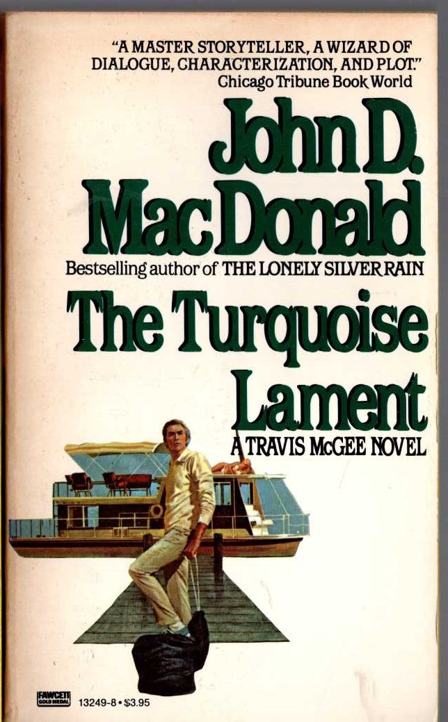 John D. MacDonald  THE TURQUOISE LAMENT front book cover image