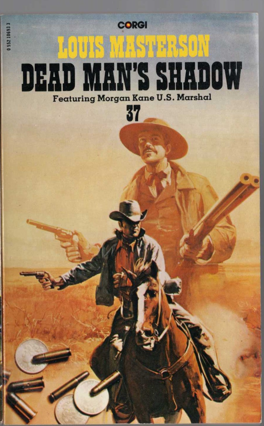 Louis Masterson  DEAD MAN'S SHADOW front book cover image