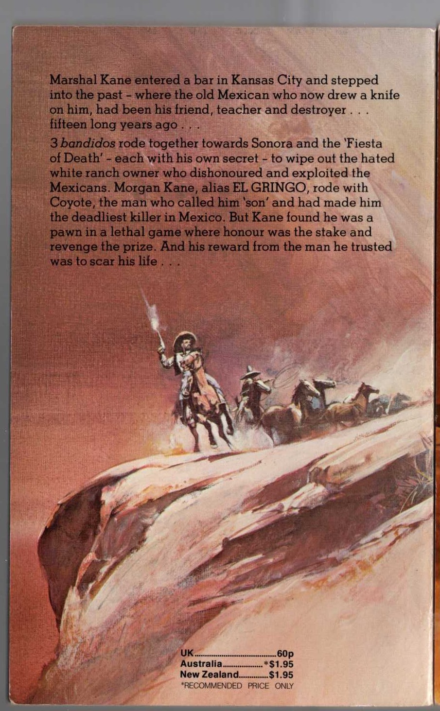 Louis Masterson  EL GRINGO'S REVENGE magnified rear book cover image