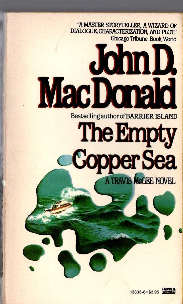 John D. MacDonald  THE EMPTY COPPER SEA front book cover image