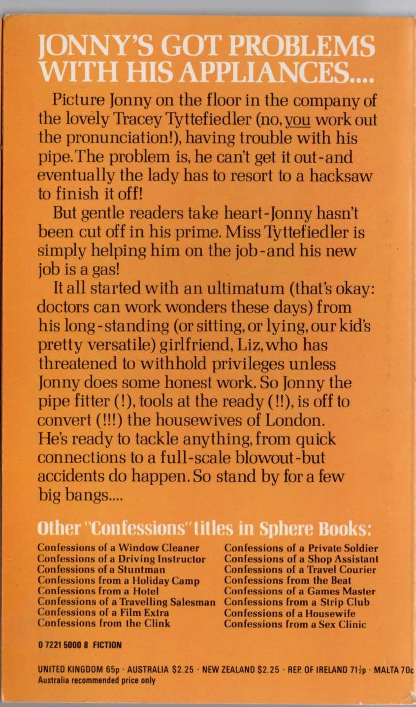 Jonathan May  CONFESSIONS OF A GASMAN magnified rear book cover image