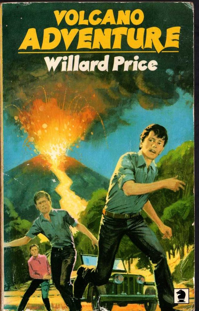 Willard Price  VOLCANO ADVENTURE front book cover image