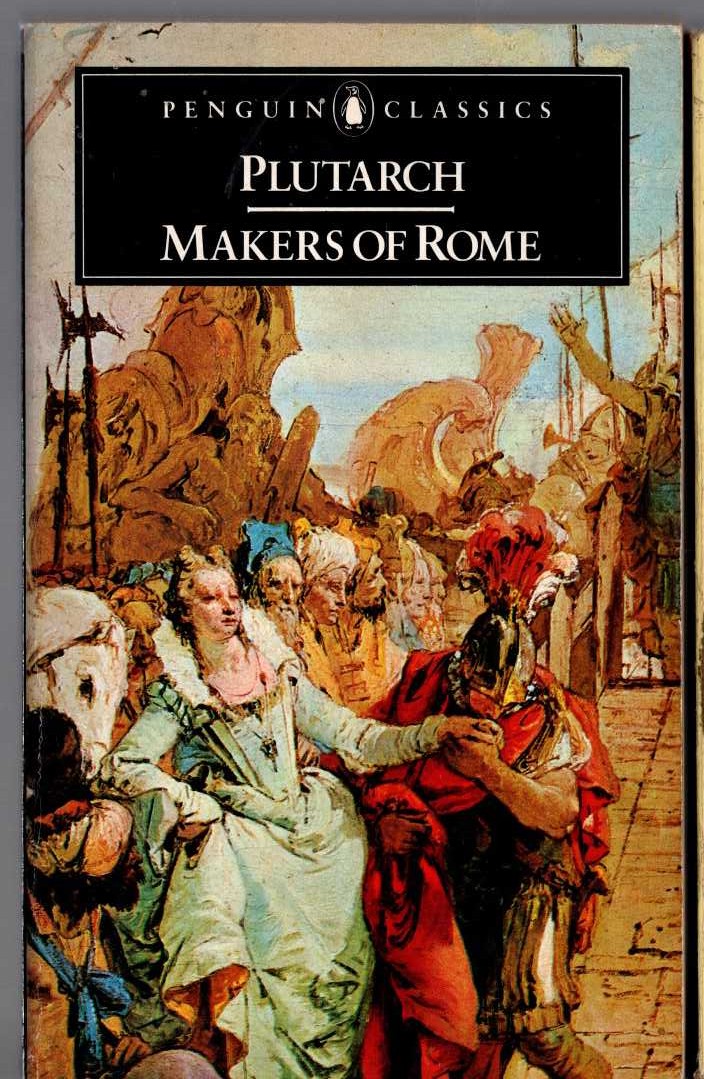 Plutarch   MAKERS OF ROME front book cover image