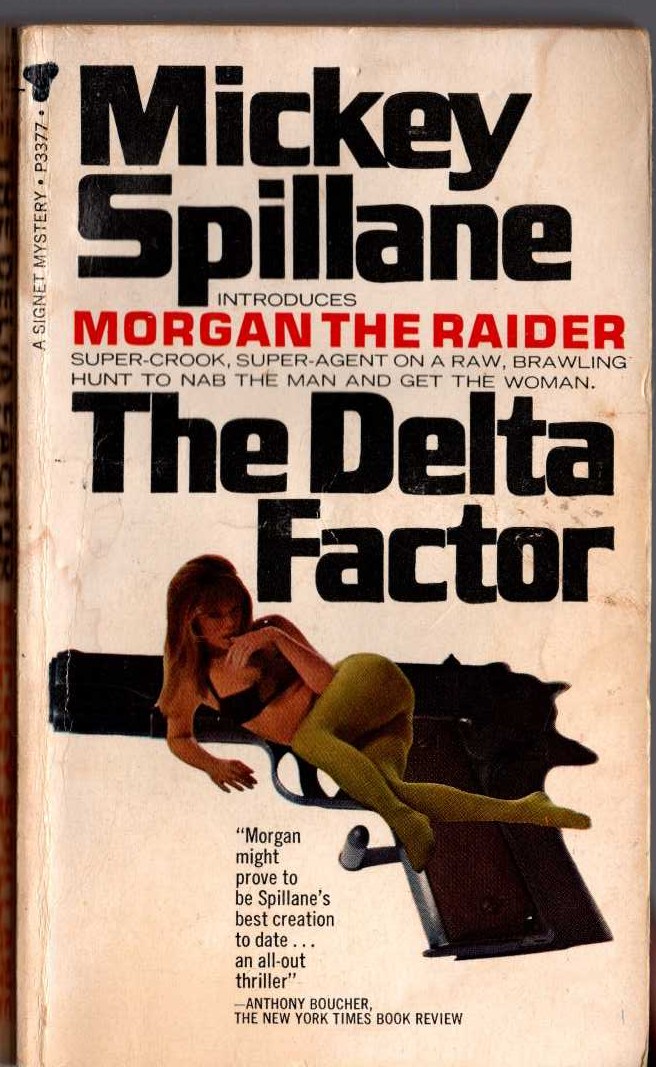 Mickey Spillane  THE DELTA FACTOR front book cover image