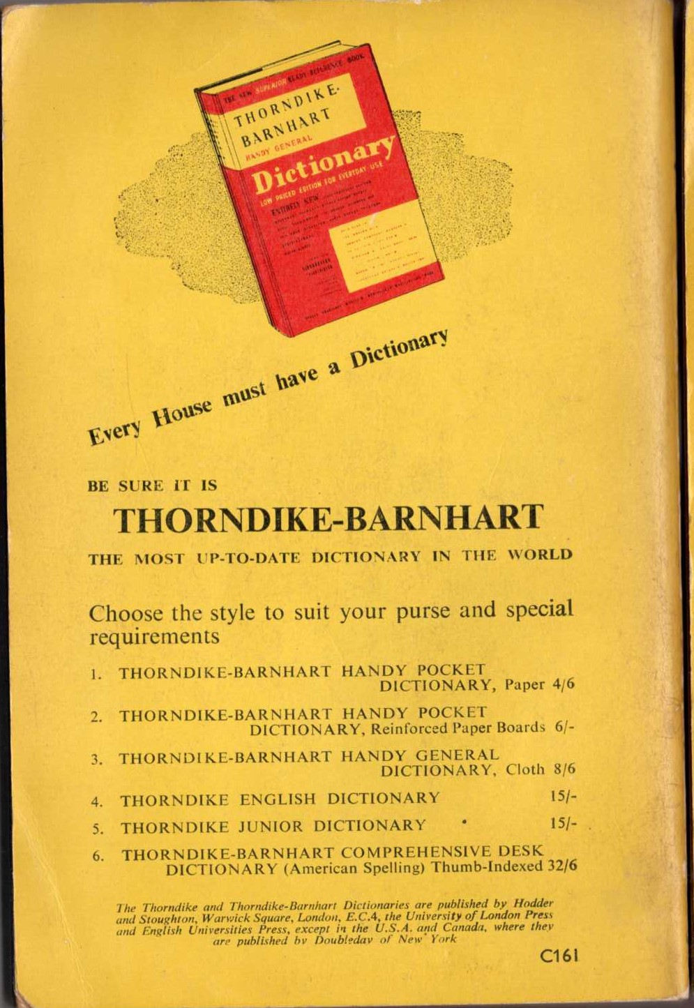 Baroness Orczy  LORD TONY'S WIFE magnified rear book cover image