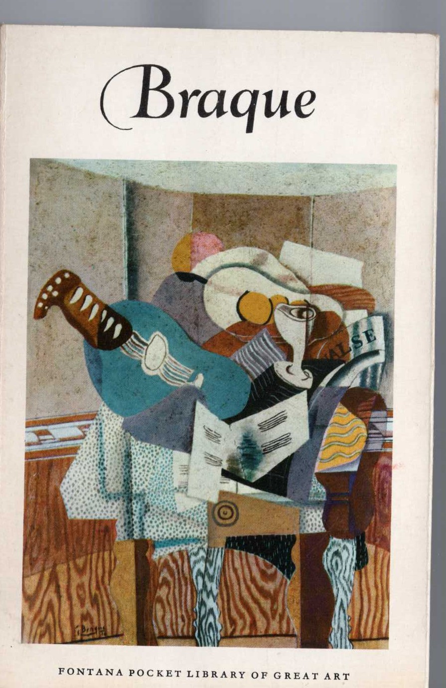 BRAQUE text by Jean Cassou front book cover image