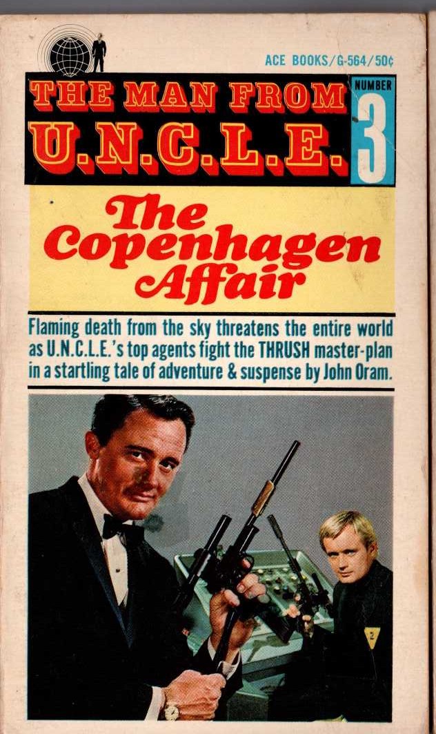 John Oram  THE MAN FROM U.N.C.L.E. (3): THE COPENHAGEN AFFAIR front book cover image