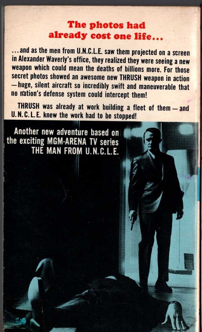 John Oram  THE MAN FROM U.N.C.L.E. (3): THE COPENHAGEN AFFAIR magnified rear book cover image
