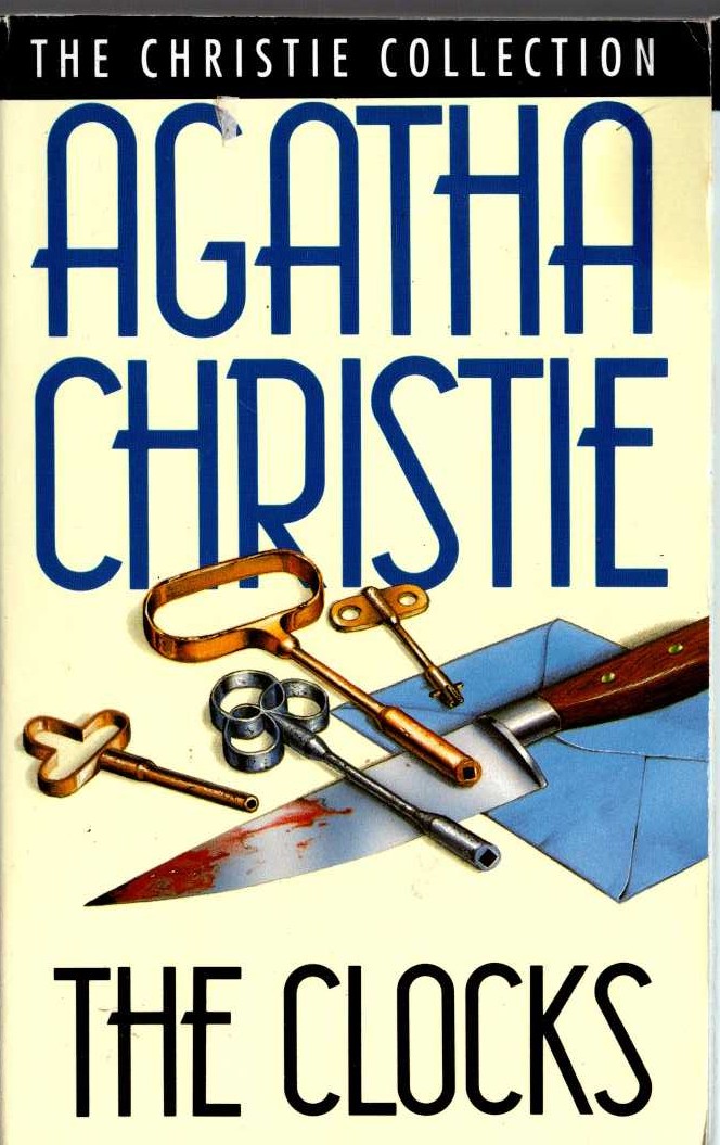 Agatha Christie  THE CLOCKS front book cover image