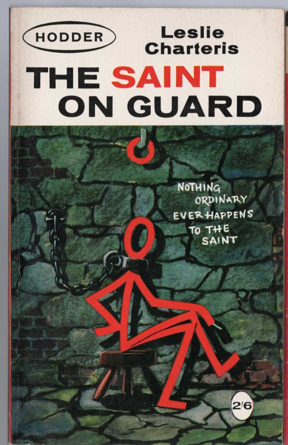 Leslie Charteris  THE SAINT ON GUARD front book cover image