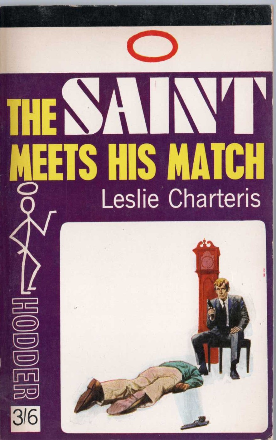 Leslie Charteris  THE SAINT MEETS HIS MATCH front book cover image