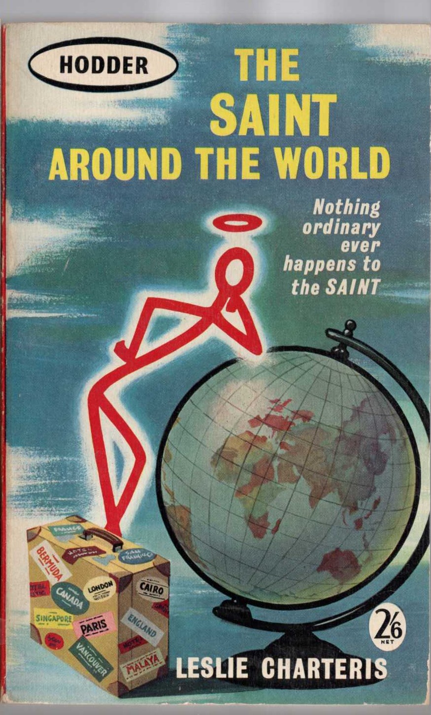 Leslie Charteris  THE SAINT AROUND THE WORLD front book cover image