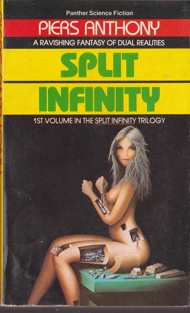 Piers Anthony  SPLIT INFINITY front book cover image