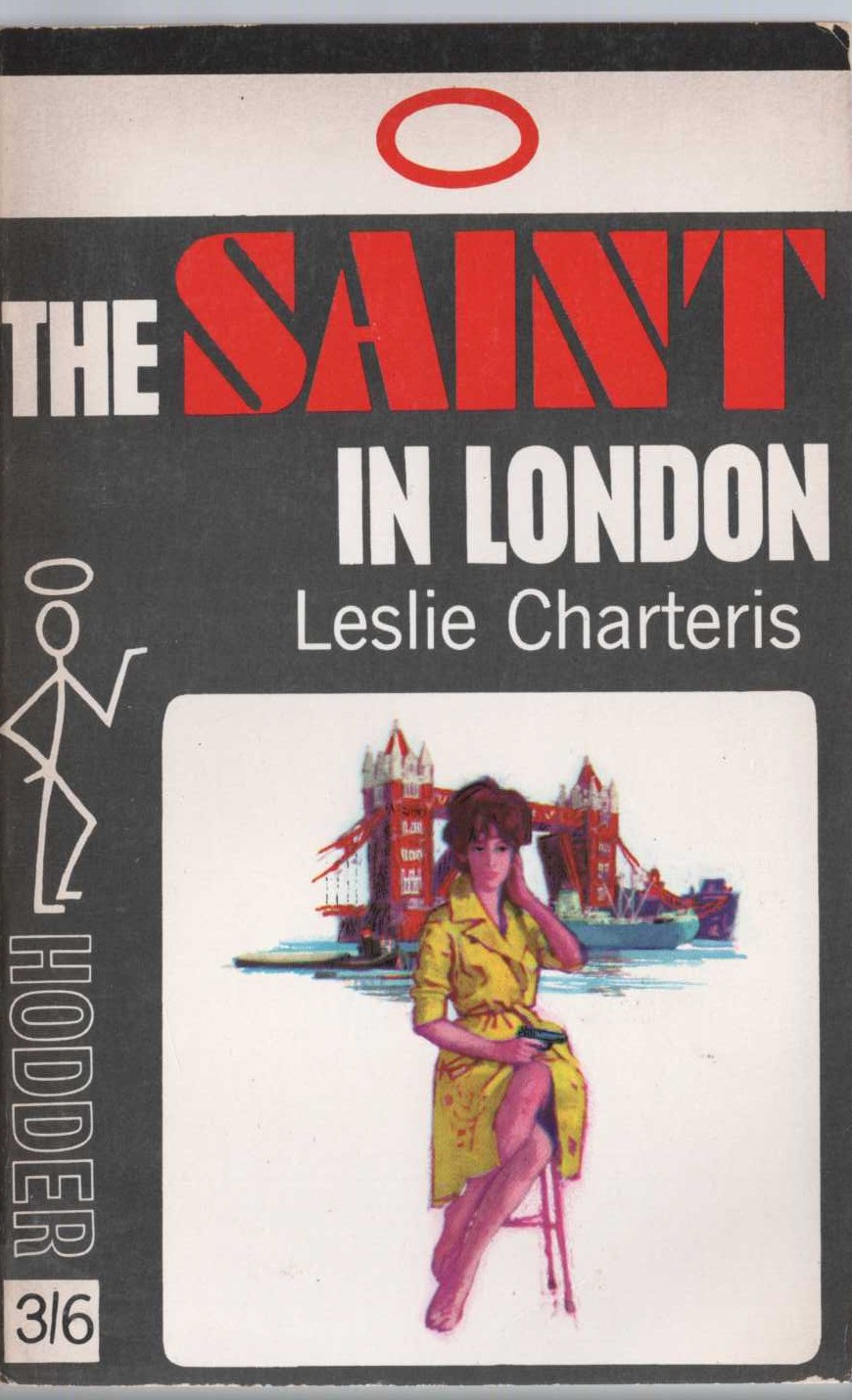 Leslie Charteris  THE SAINT IN LONDON front book cover image