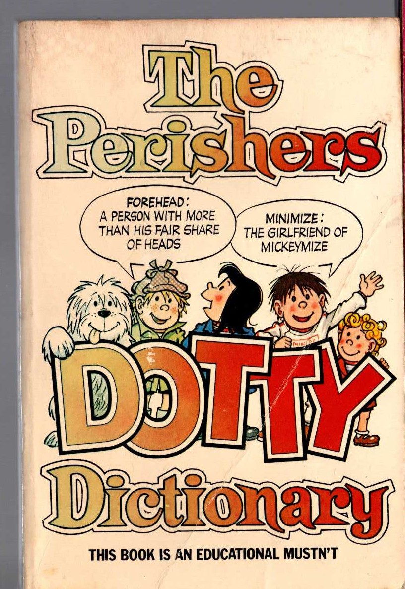 Maurice Dodd  THE PERISHERS DOTTY DICTIONARY front book cover image