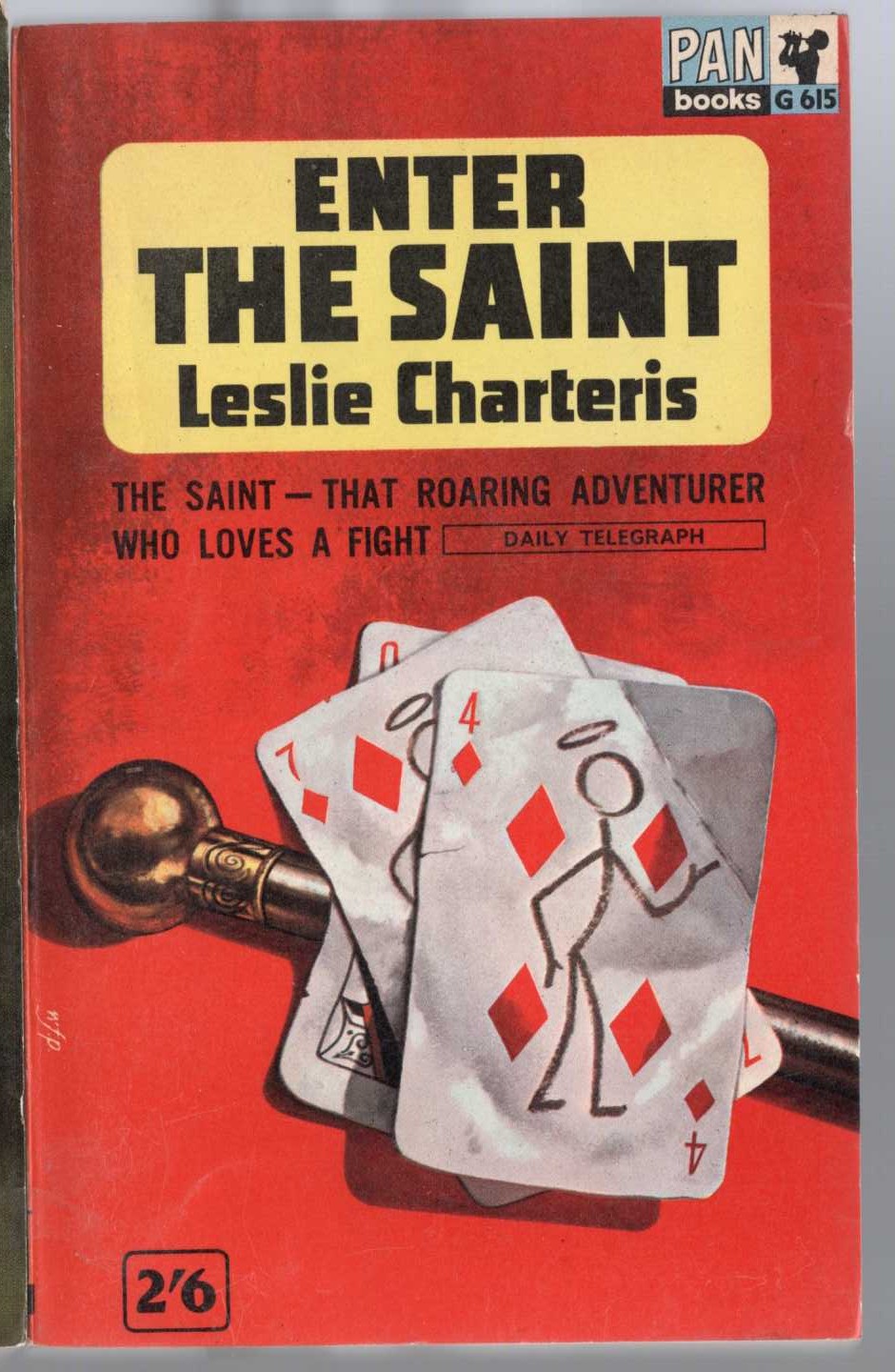 Leslie Charteris  ENTER THE SAINT front book cover image