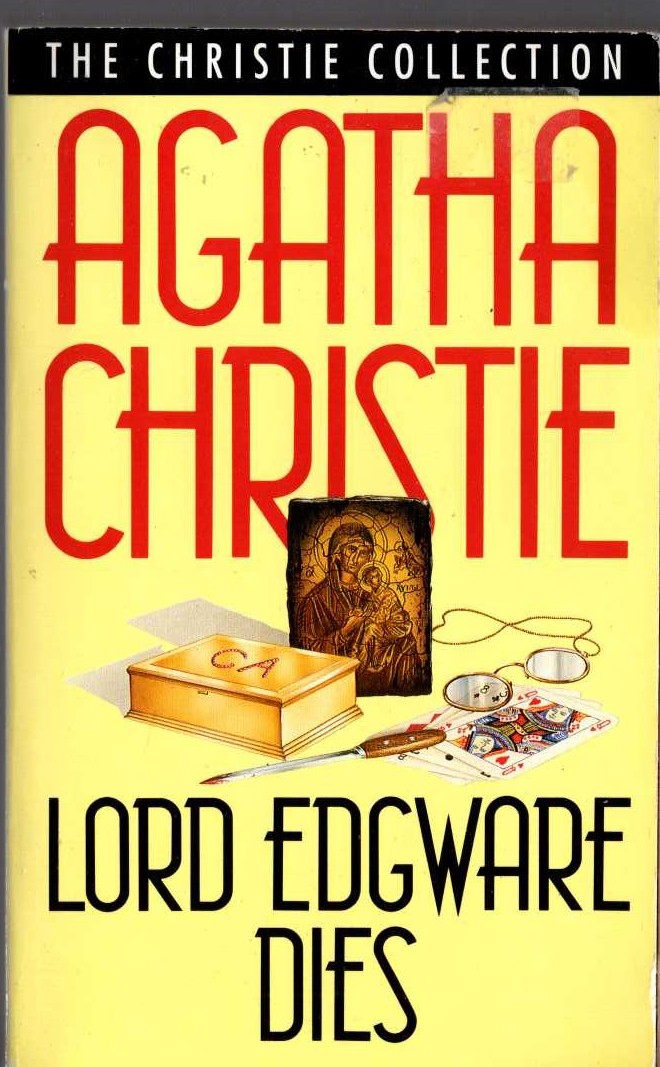 Agatha Christie  LORD EDGWARE DIES front book cover image