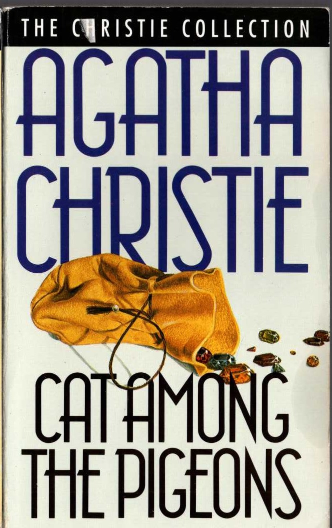 Agatha Christie  CAT AMONG THE PIGEONS front book cover image