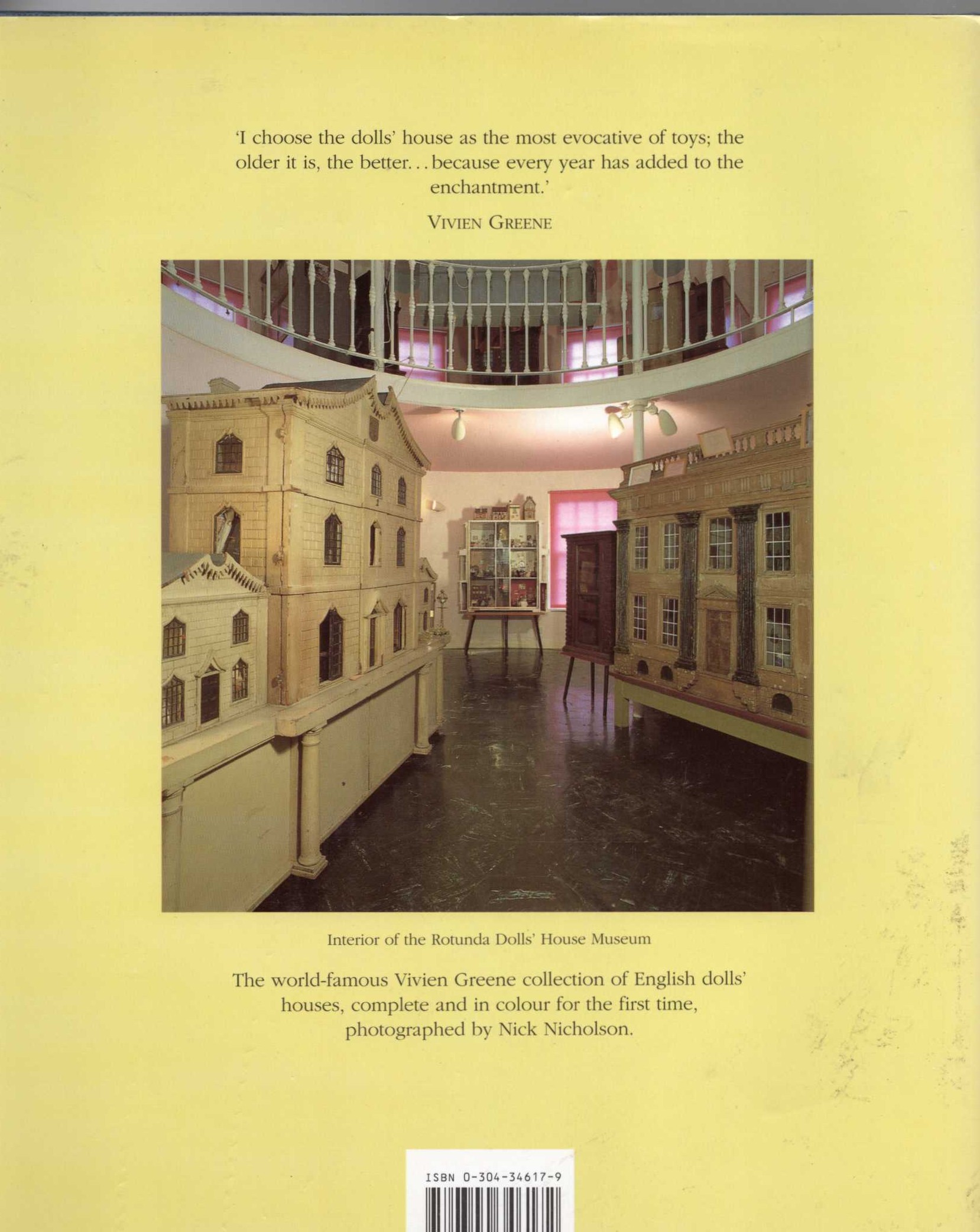 THE VIVIEN GREENE DOLLS' HOUSE COLLECTION magnified rear book cover image