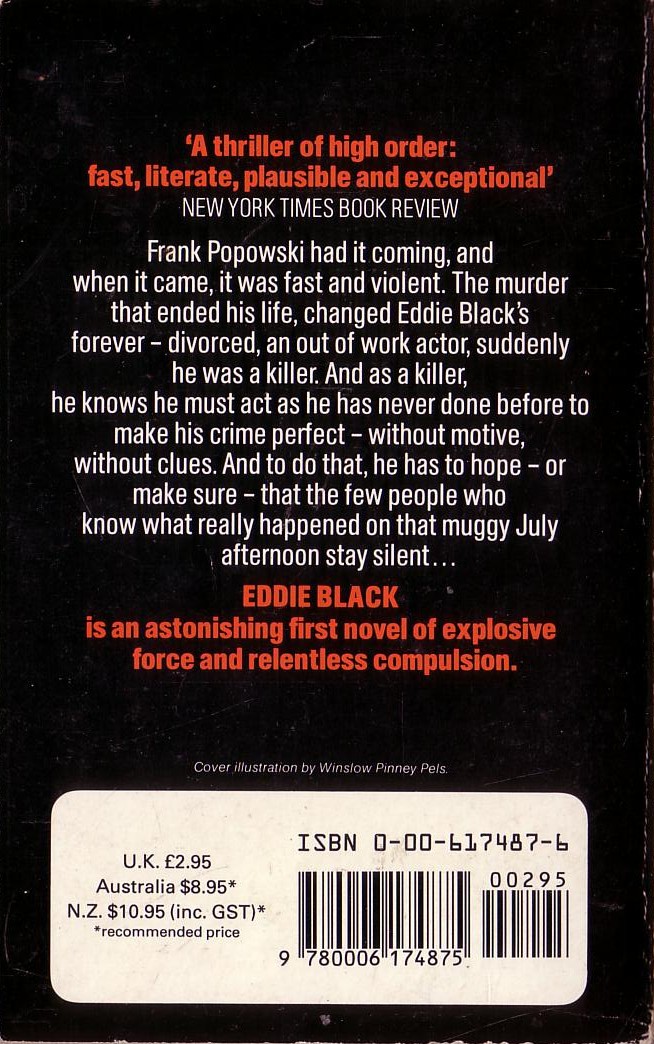 Walter Shapiro  EDDIE BLACK magnified rear book cover image
