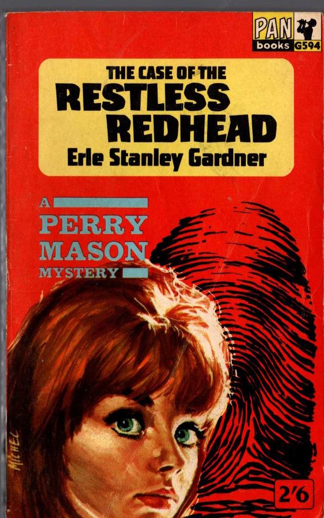 Erle Stanley Gardner  THE CASE OF THE RESTLESS REDHEAD front book cover image