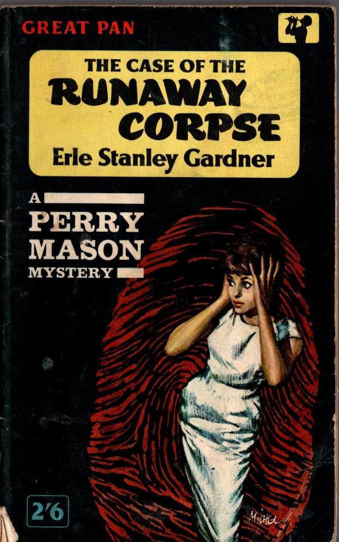 Erle Stanley Gardner  THE CASE OF THE RUNAWAY CORPSE front book cover image