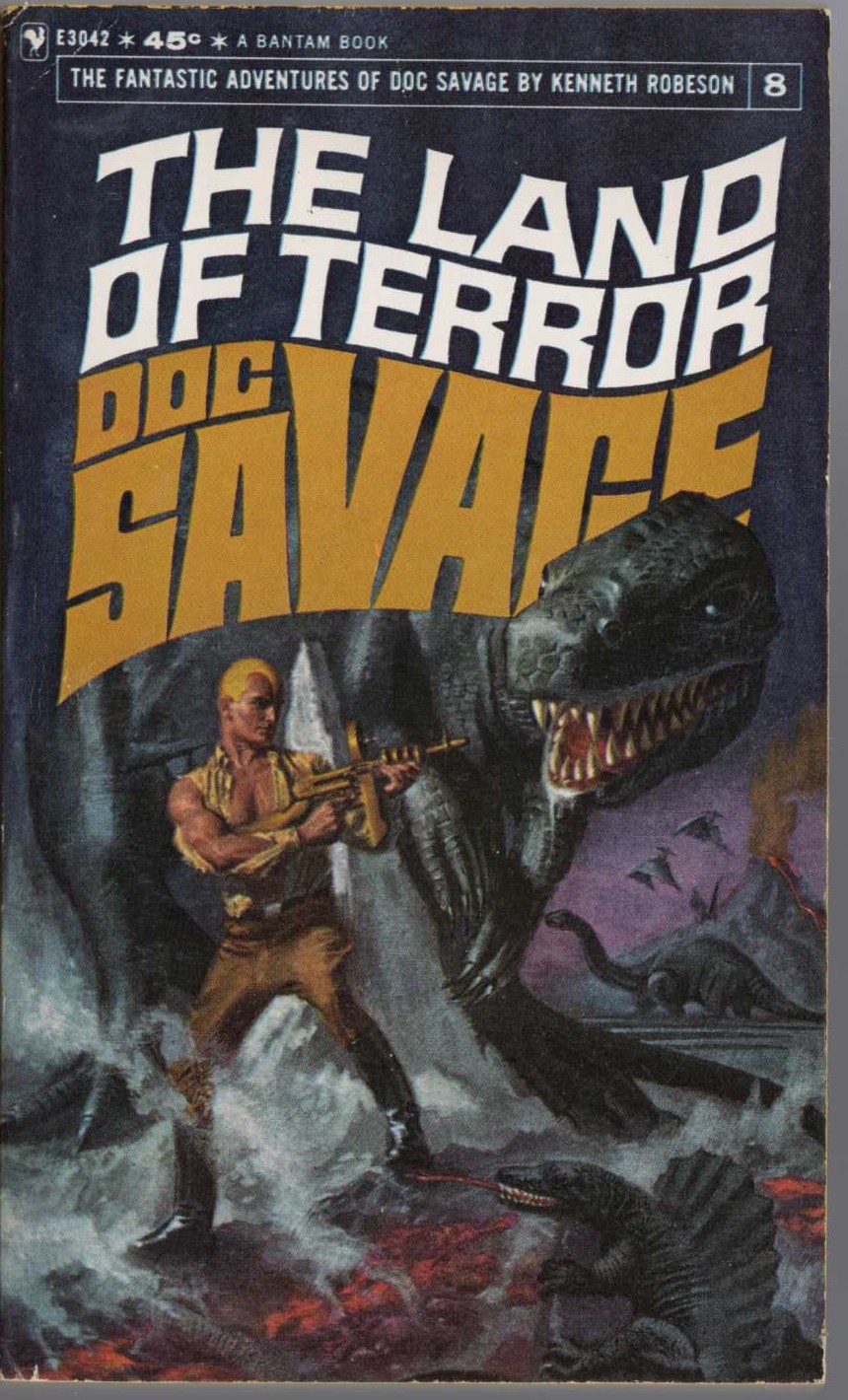 Kenneth Robeson  DOC SAVAGE: THE LAND OF TERROR front book cover image