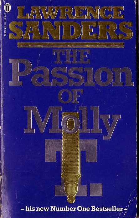 Lawrence Sanders  THE PASSION OF MOLLY T. front book cover image