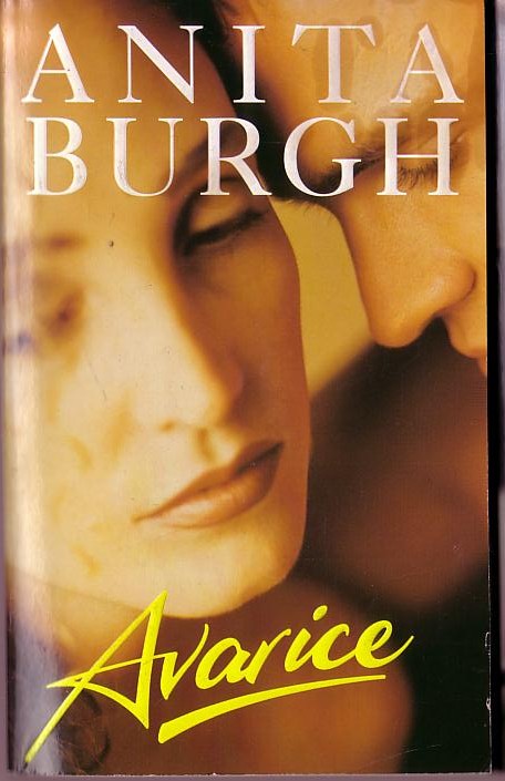 Anita Burgh  AVARICE front book cover image