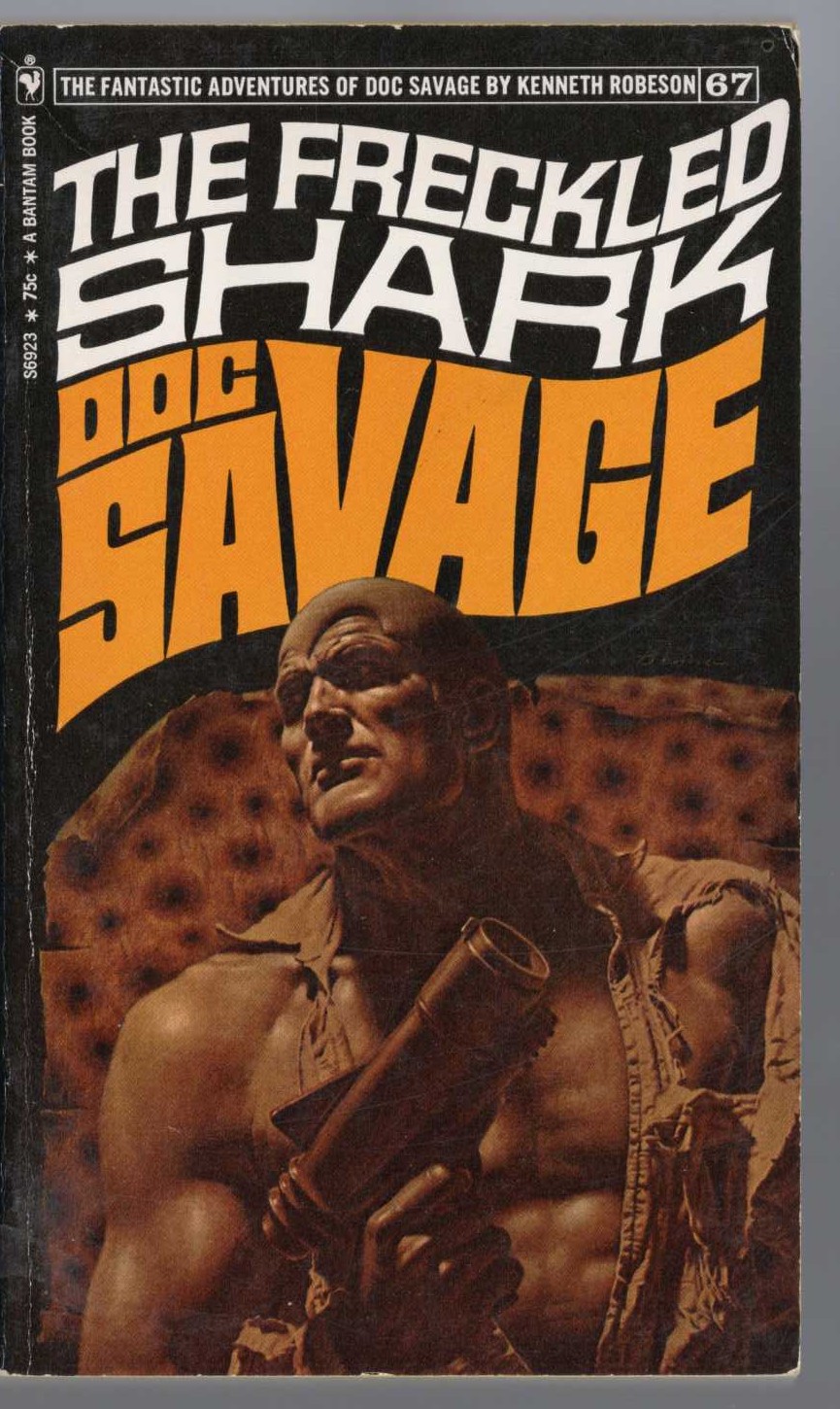 Kenneth Robeson  DOC SAVAGE: THE FRECKLED SHARK front book cover image