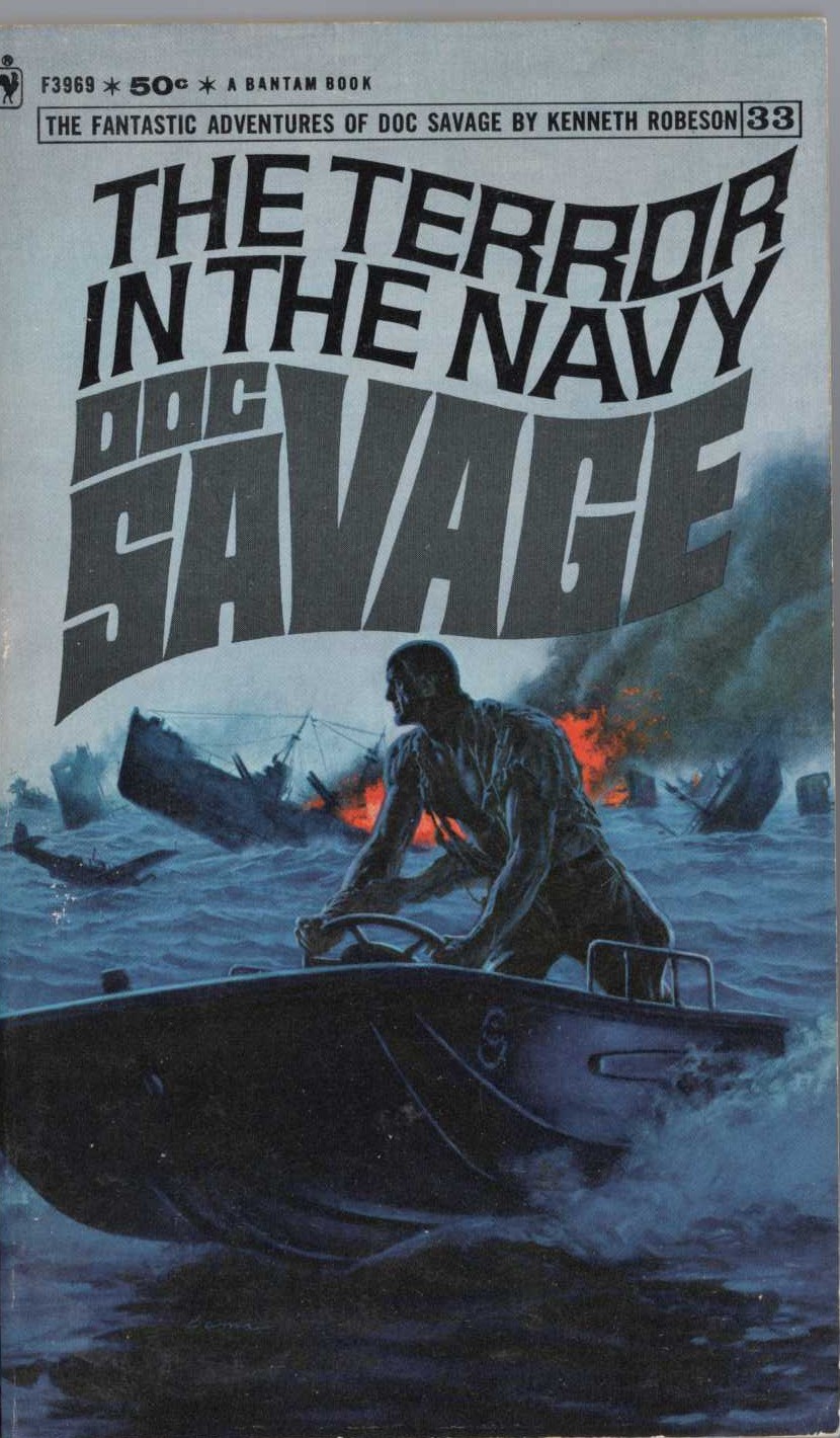 Kenneth Robeson  DOC SAVAGE: THE TERROR IN THE NAVY front book cover image