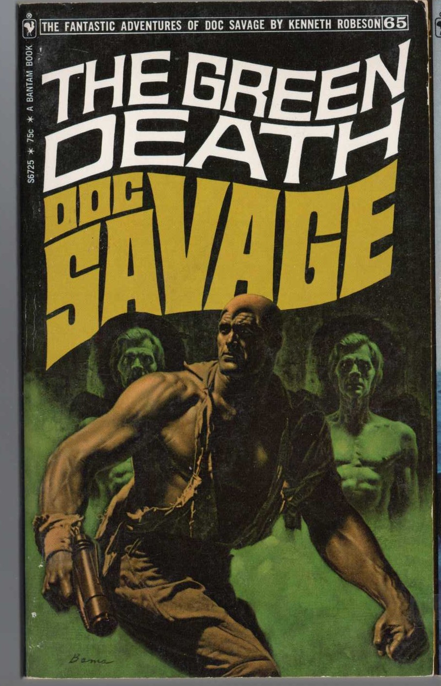 Kenneth Robeson  DOC SAVAGE: THE GREEN DEATH front book cover image