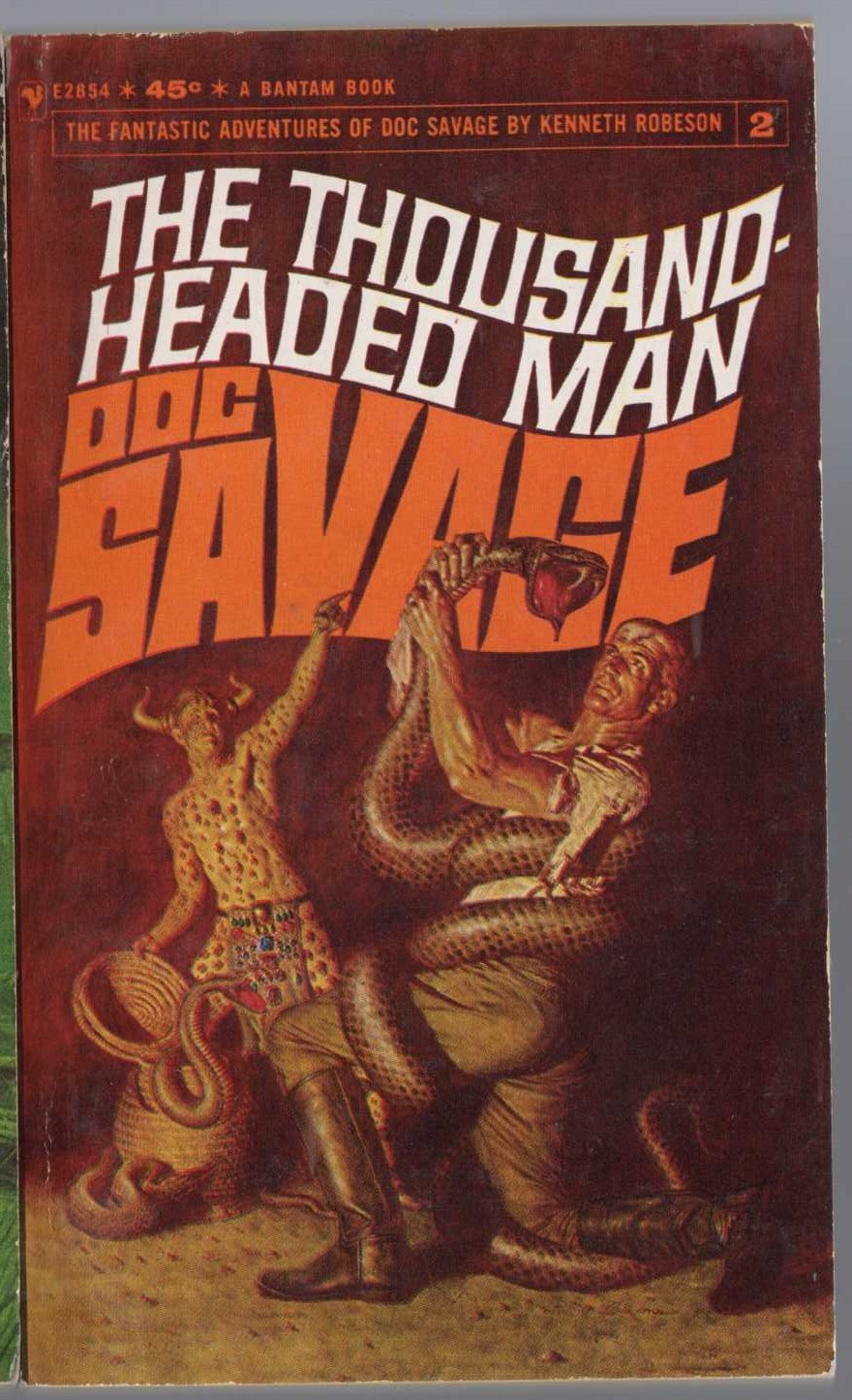 Kenneth Robeson  DOC SAVAGE: THE THOUSAND-HEADED MAN front book cover image