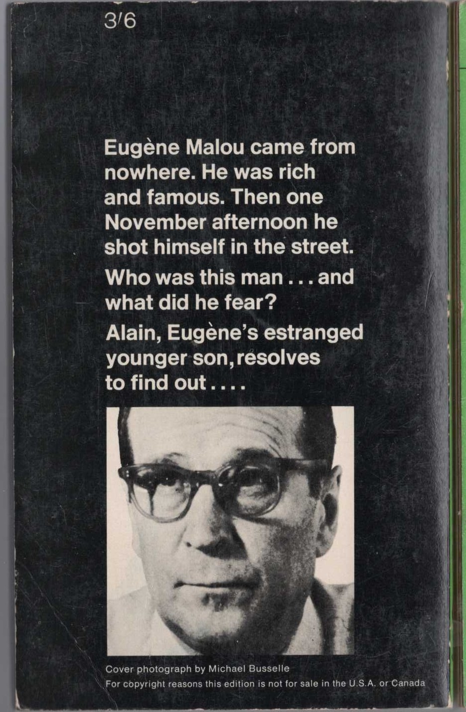 Erle Stanley Gardner  THE CASE OF THE ANGRY MOURNER magnified rear book cover image