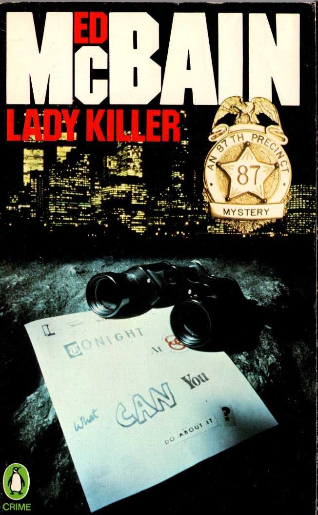 Ed McBain  LADY KILLER front book cover image