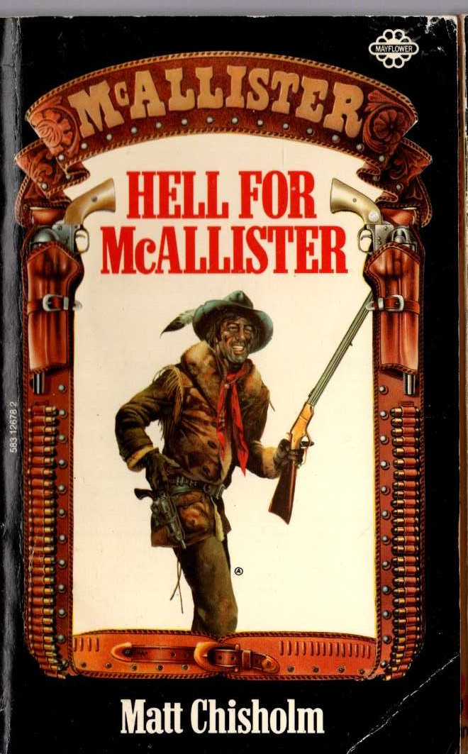 Matt Chisholm  HELL FOR McALLISTER front book cover image