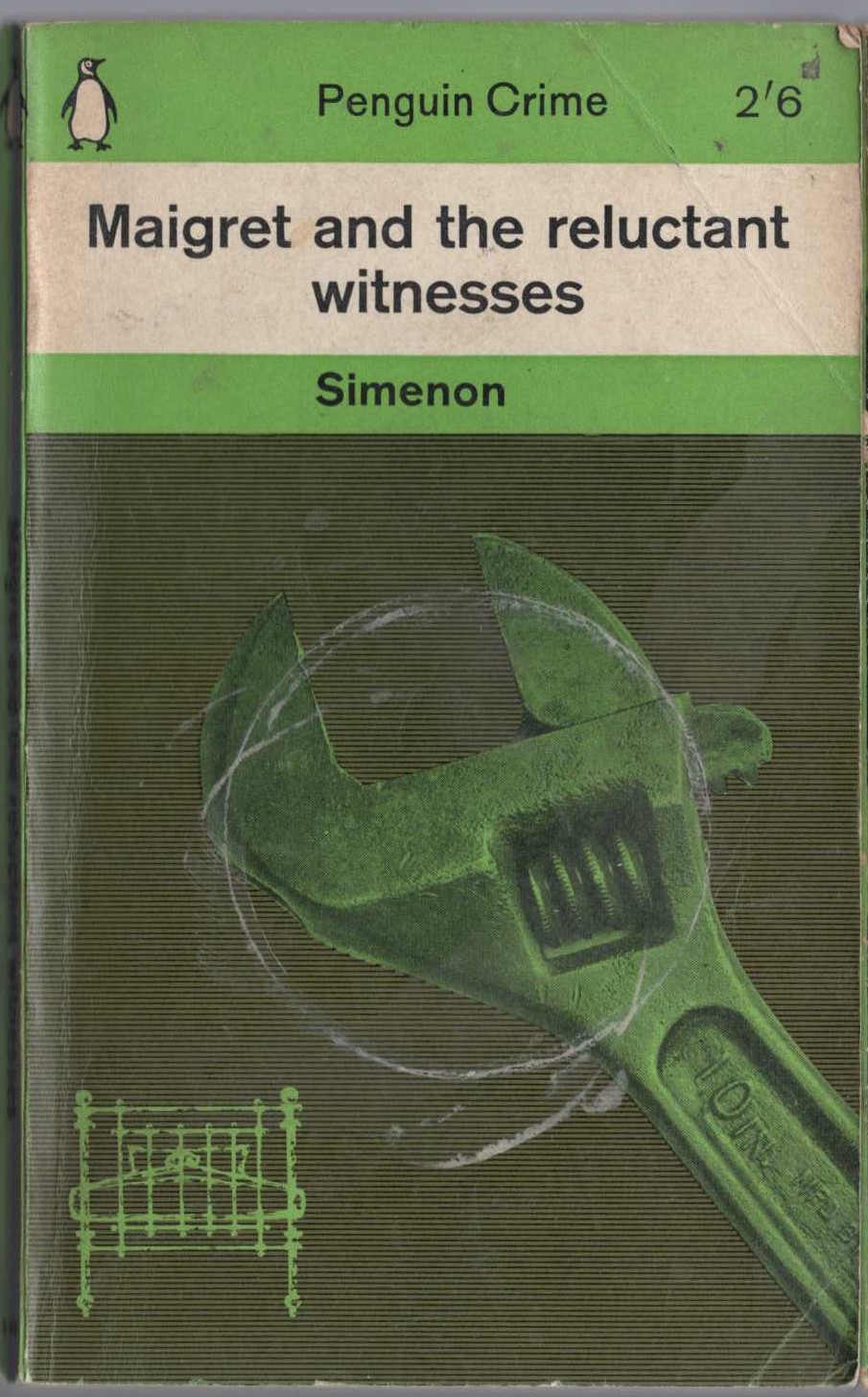 Georges Simenon  MAIGRET AND THE RELUCTANT WITNESSES front book cover image