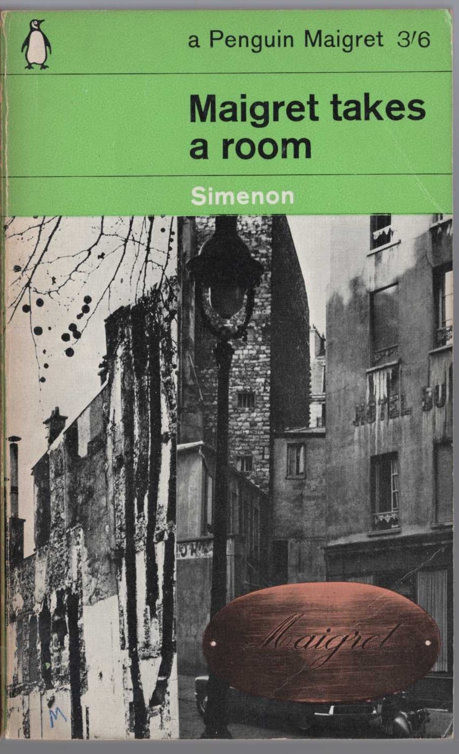Georges Simenon  MAIGRET TAKES A ROOM front book cover image