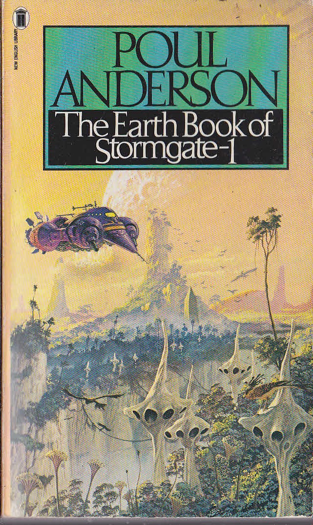 Poul Anderson  THE EARTH BOOK OF STORMGATE - 1 front book cover image