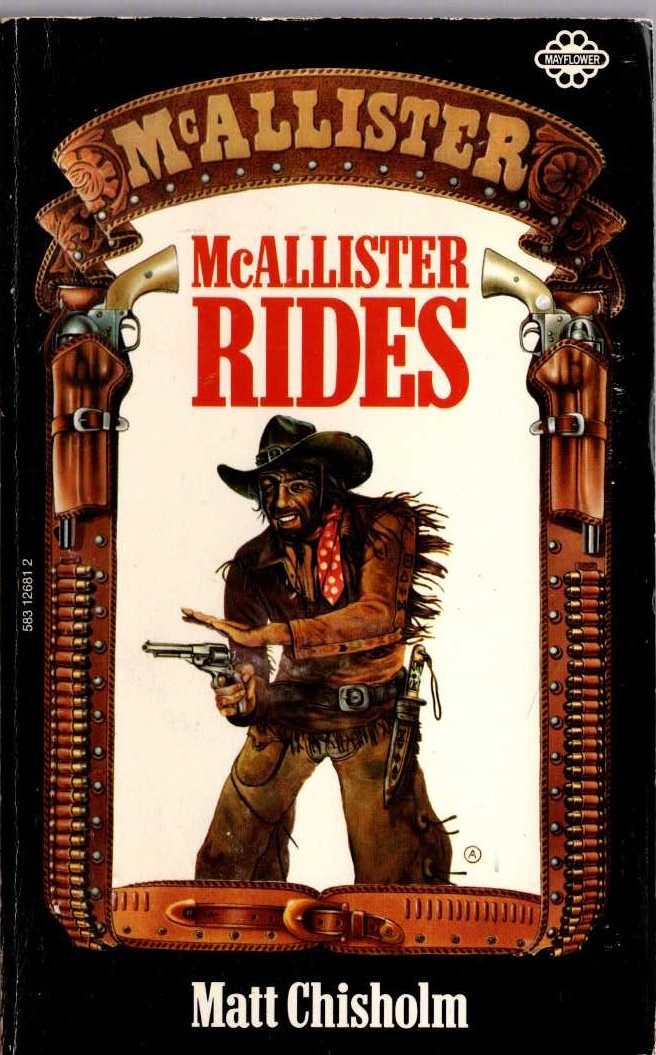 Matt Chisholm  McALLISTER RIDES front book cover image