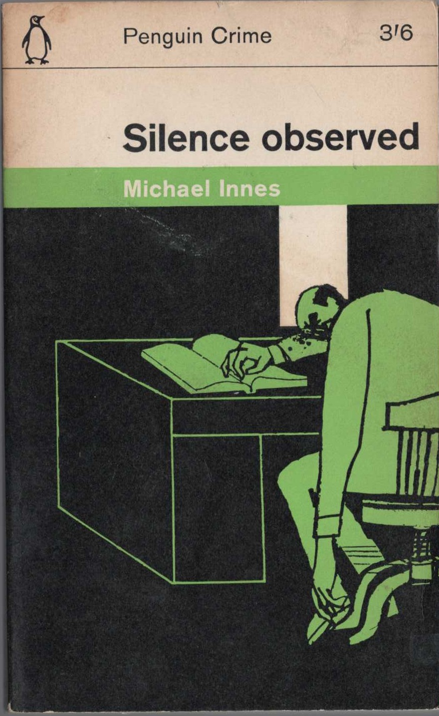 Michael Innes  SILENCE OBSERVED front book cover image