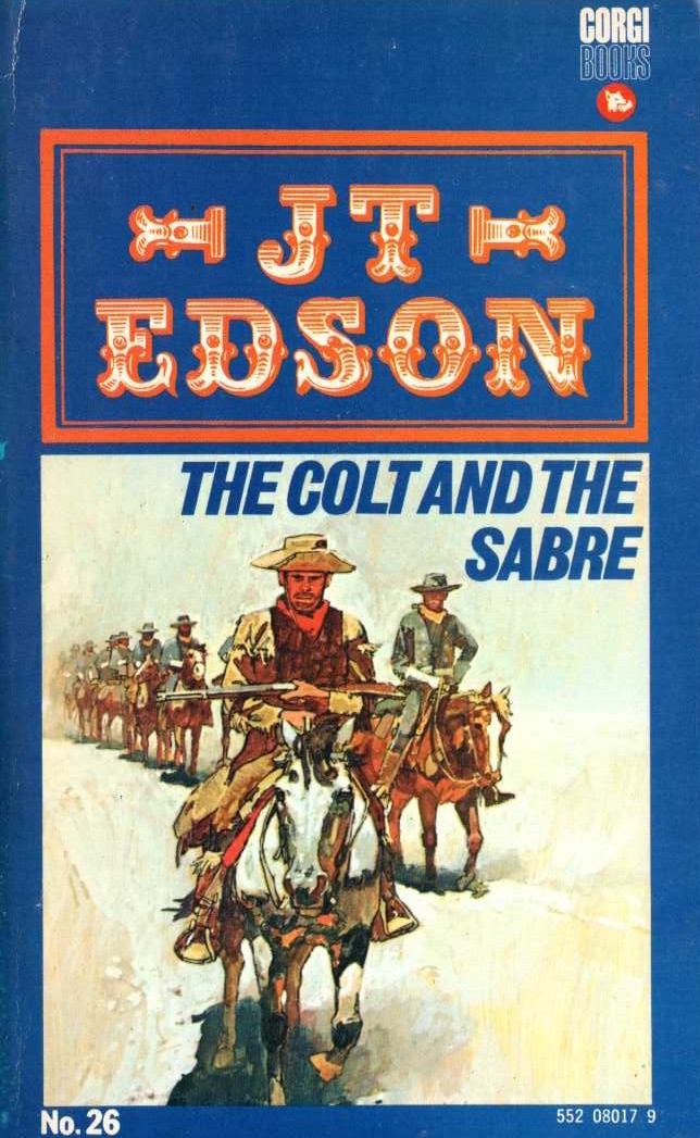 J.T. Edson  THE COLT AND THE SABRE front book cover image