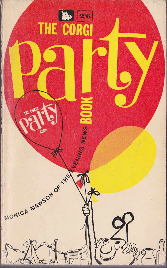 Monica Mawson  THE CORGI PARTY BOOK front book cover image