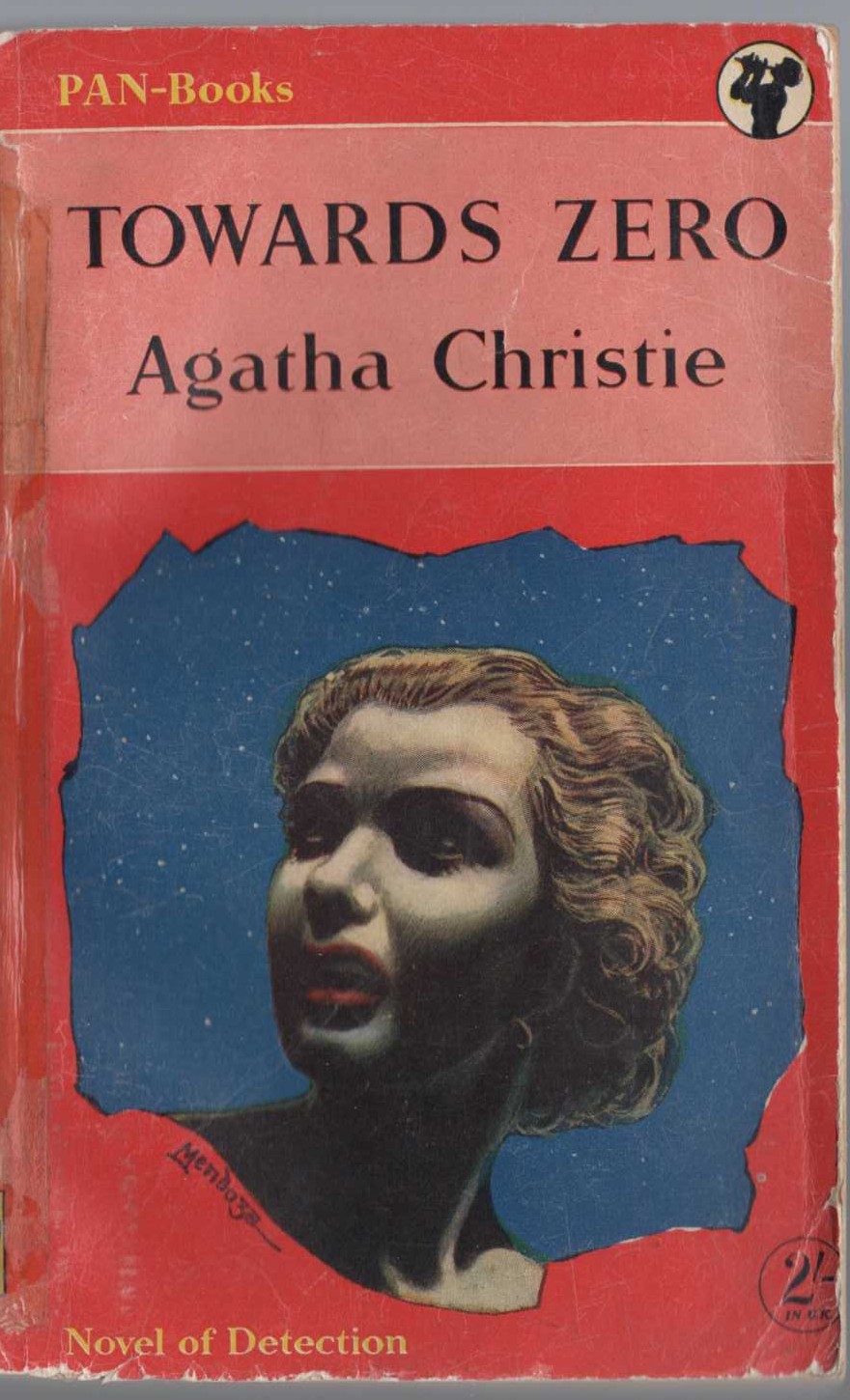 Agatha Christie  TOWARDS ZERO front book cover image