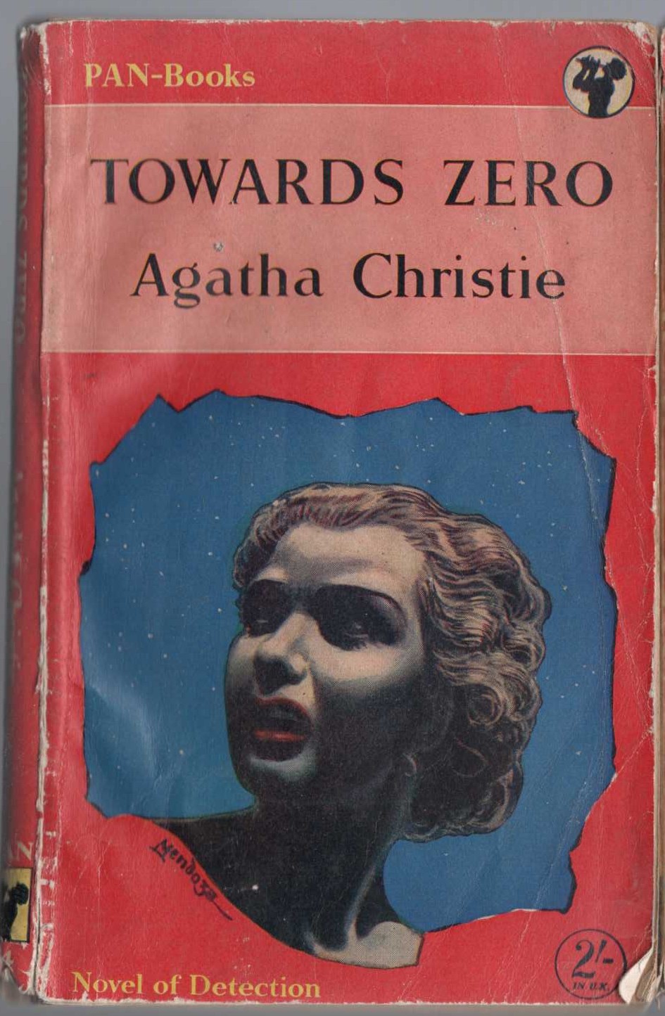 Agatha Christie  TOWARDS ZERO front book cover image