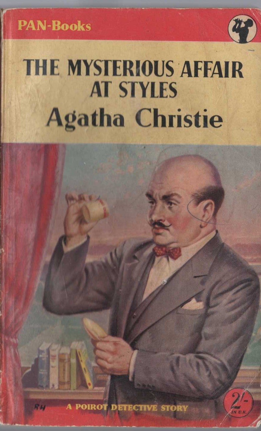 Agatha Christie  THE MYSTERIOUS AFFAIR AT STYLES front book cover image