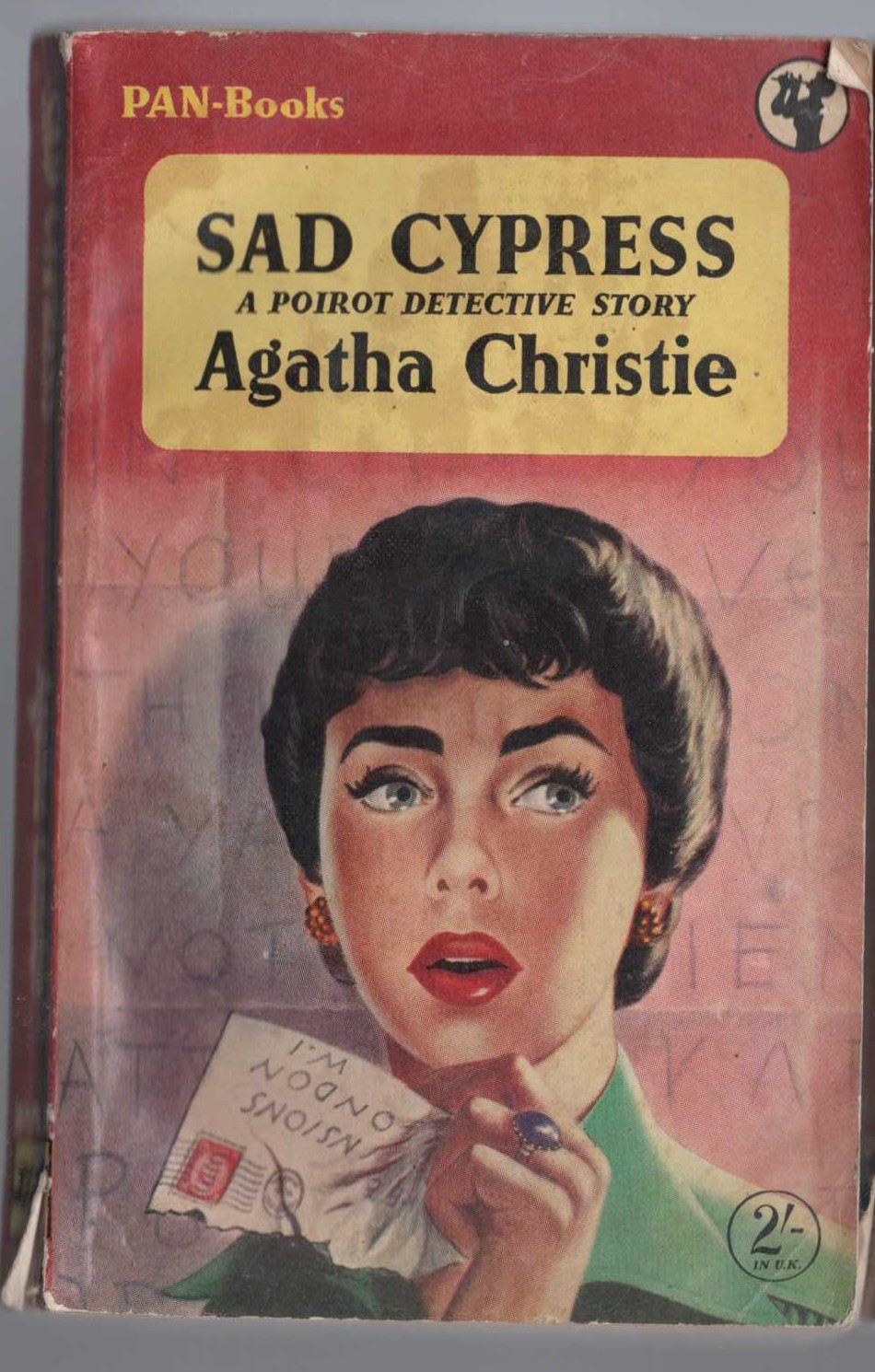 Agatha Christie  SAD CYPRESS front book cover image