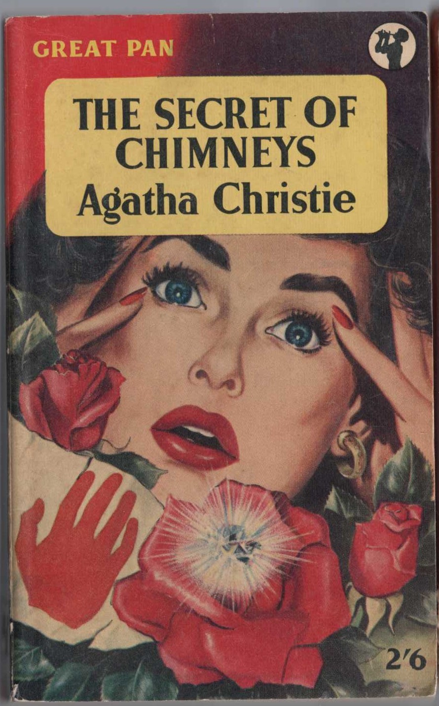 Agatha Christie  THE SECRET OF CHIMNEYS front book cover image